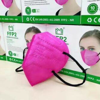 FFP2 COVID 19 Maske farbig pink